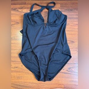 City Chic Black One Piece Swimsuit